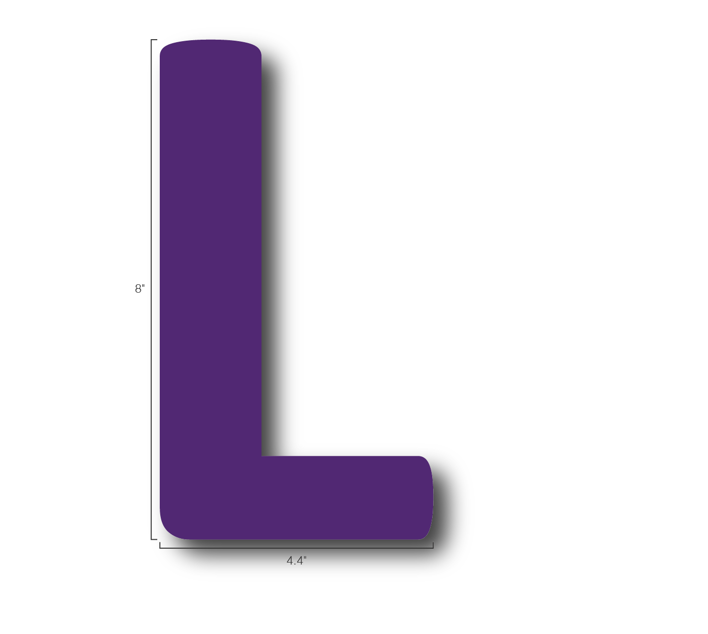 Alphabet Single Letters- L