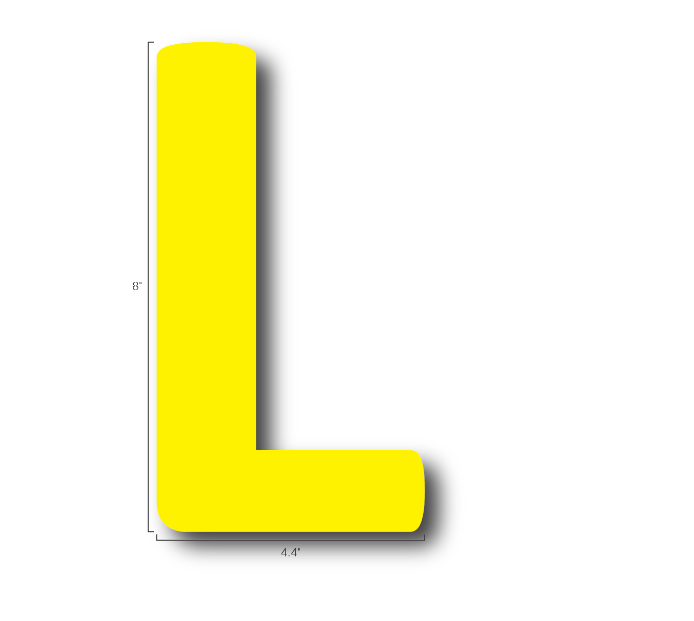 Alphabet Single Letters- L
