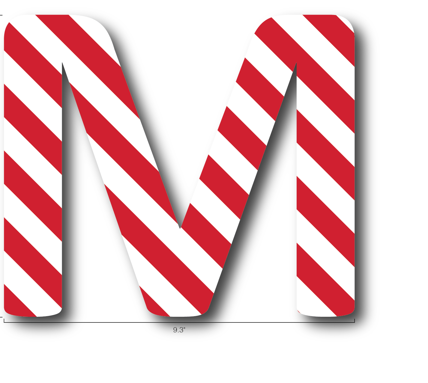Alphabet Single Letters- M