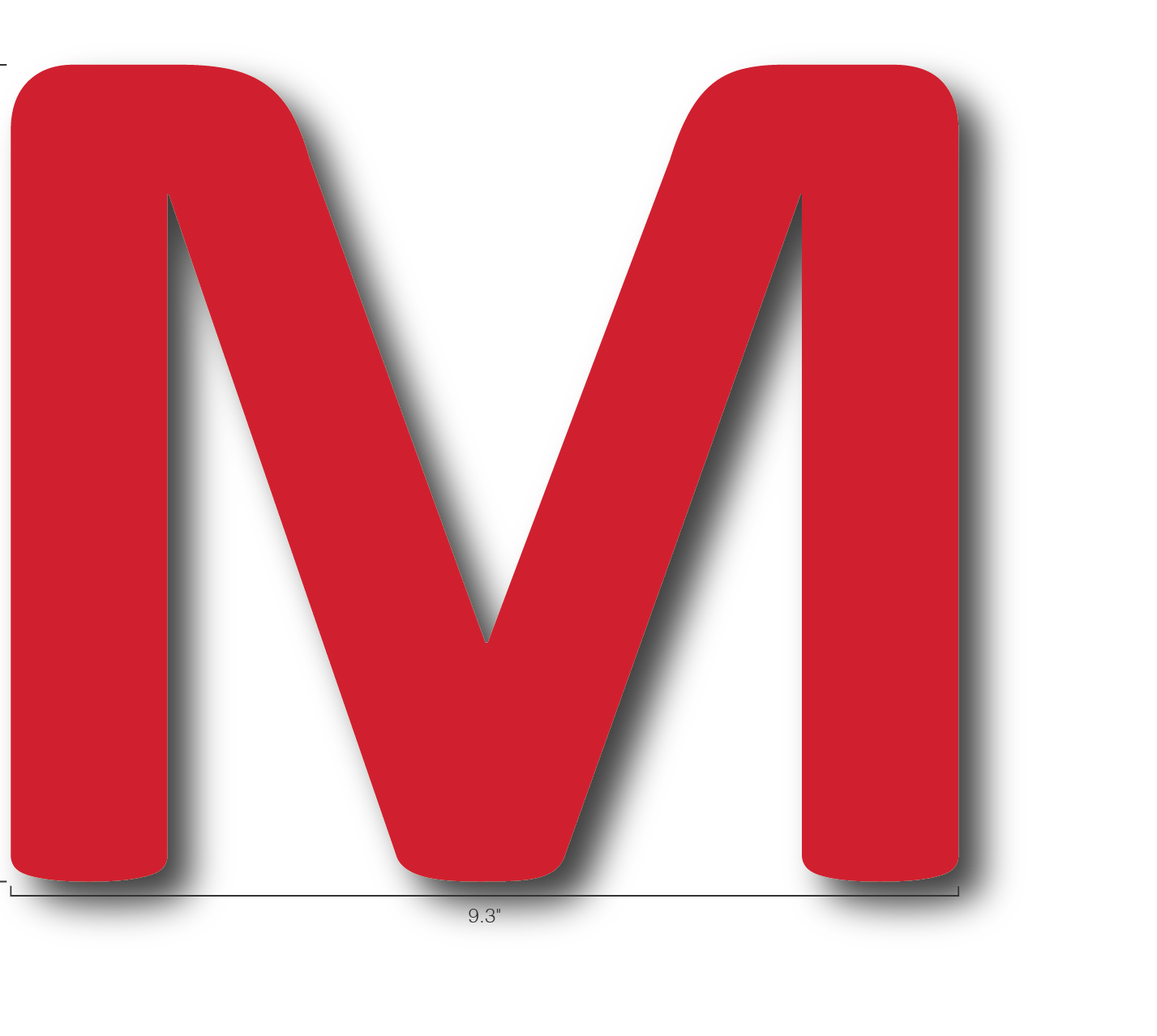 Alphabet Single Letters- M