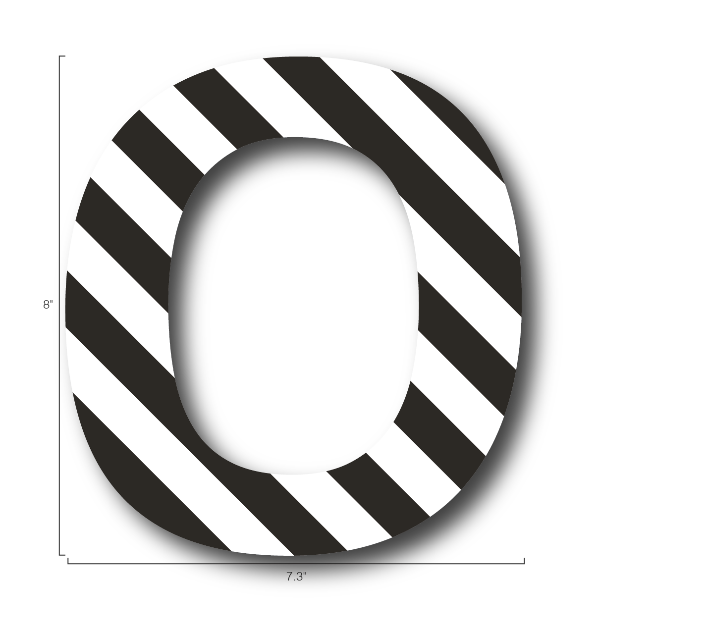 Alphabet Single Letters- O