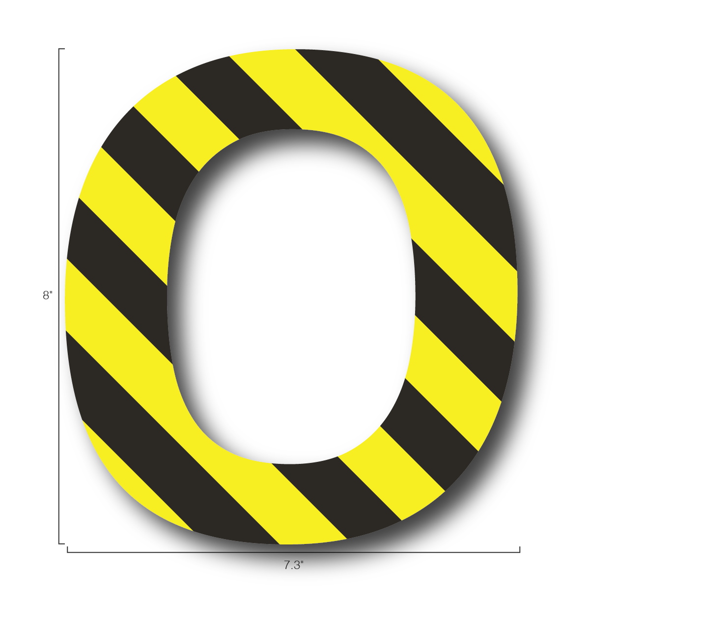 Alphabet Single Letters- O