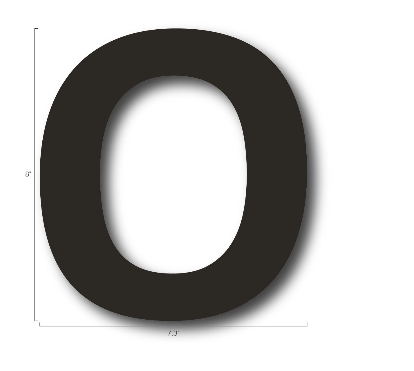 Alphabet Single Letters- O