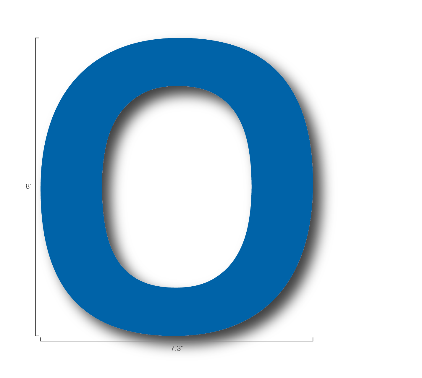 Alphabet Single Letters- O