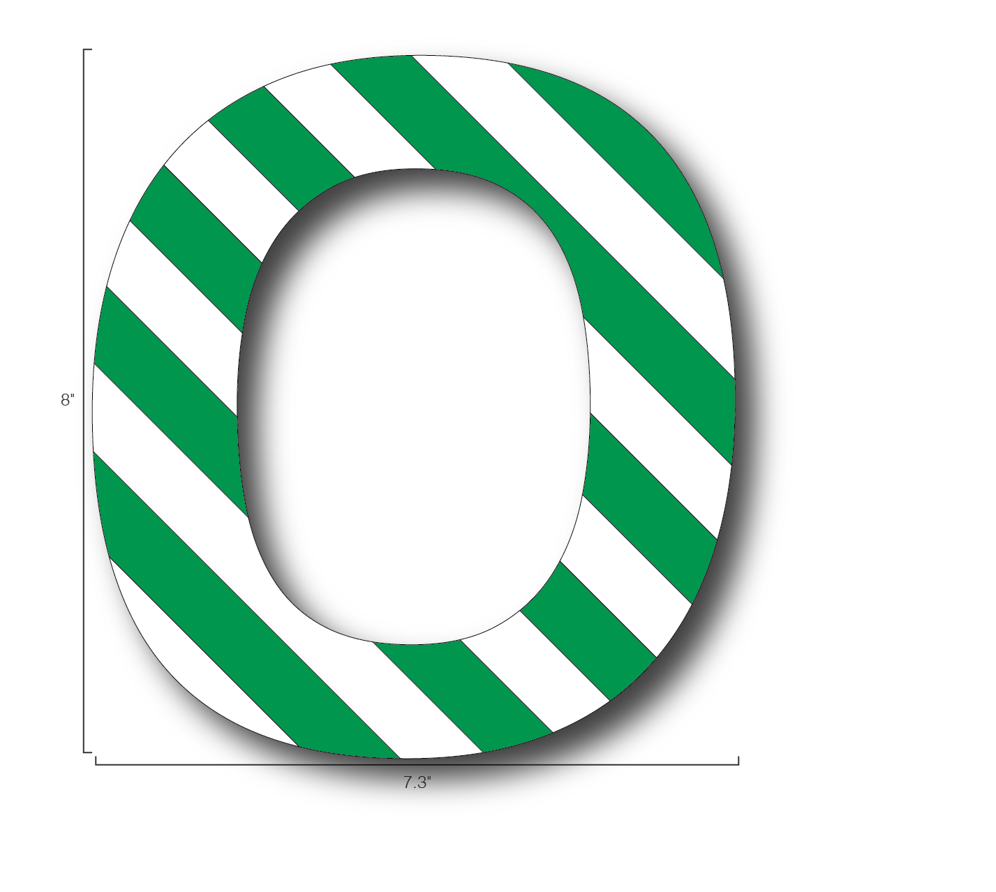Alphabet Single Letters- O