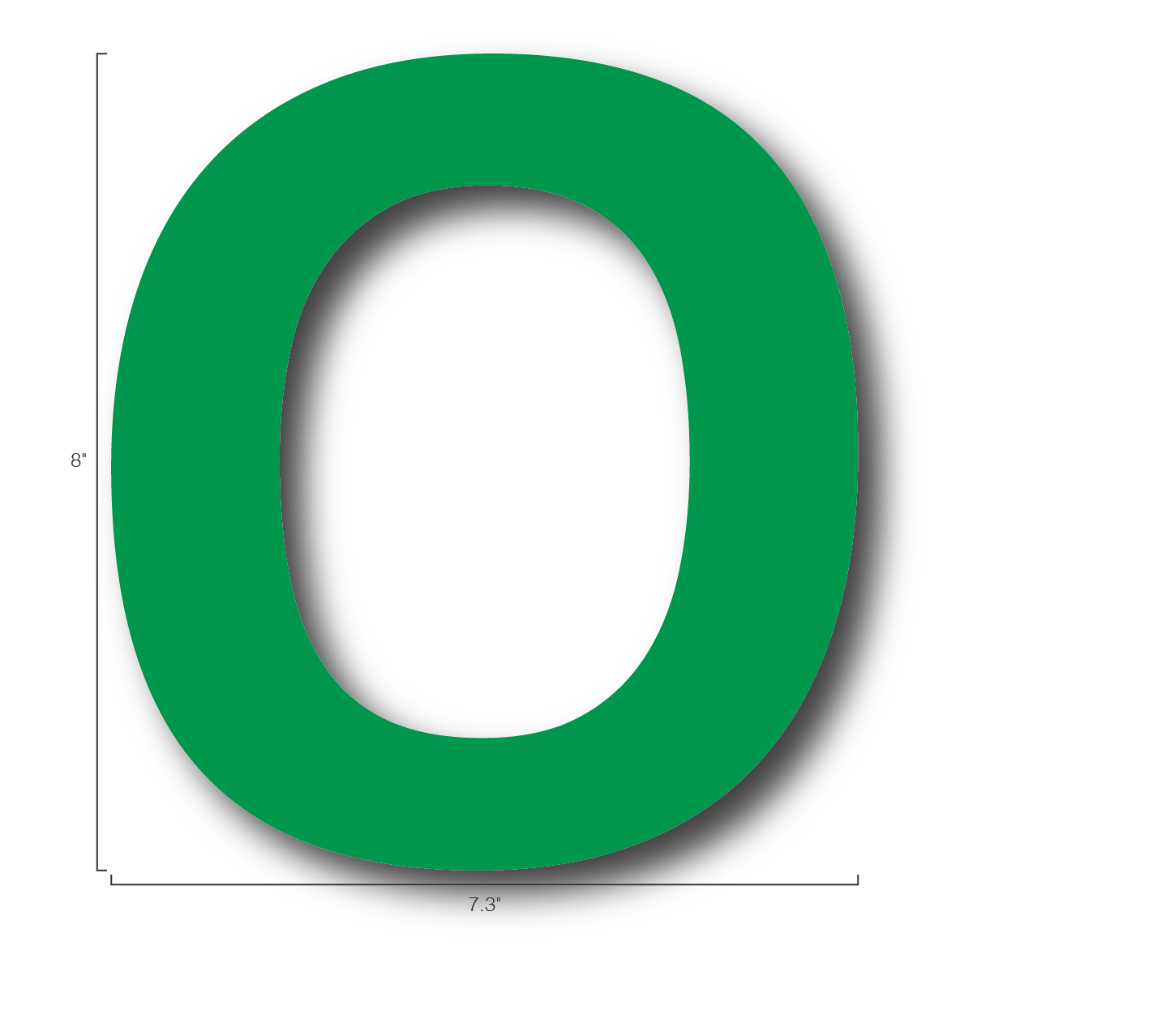 Alphabet Single Letters- O