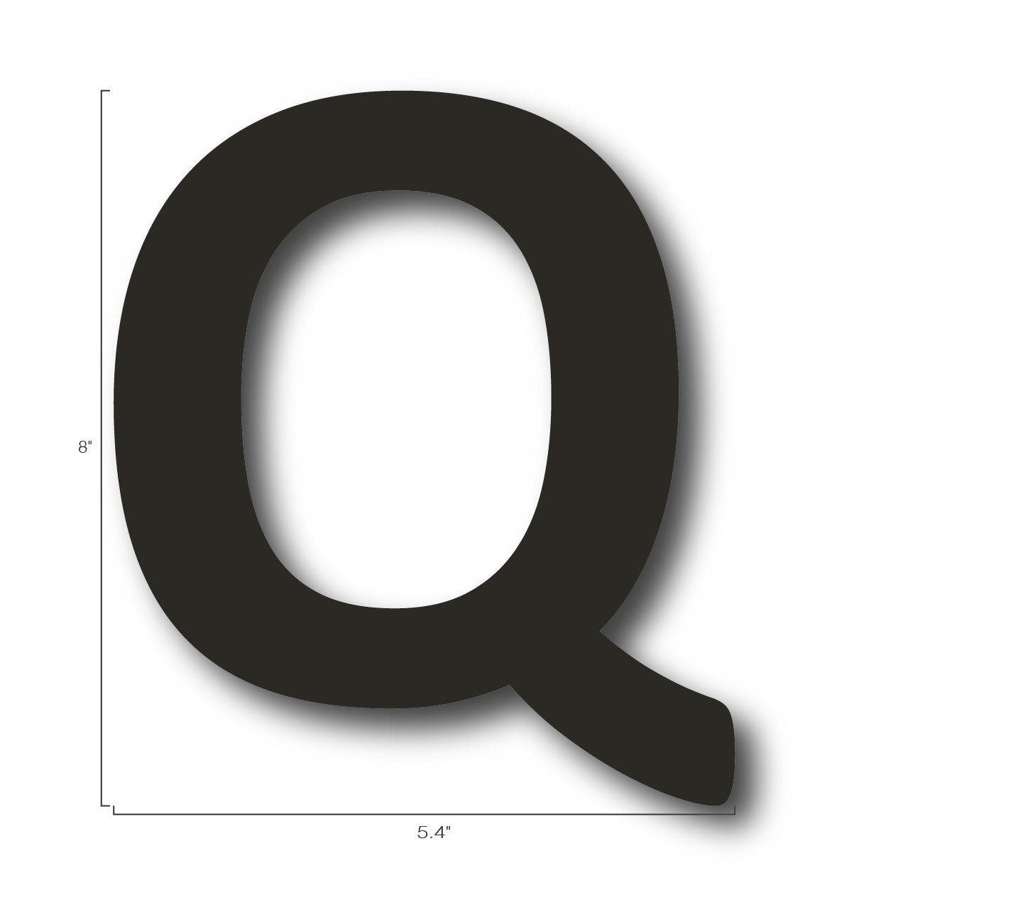Alphabet Single Letters- Q