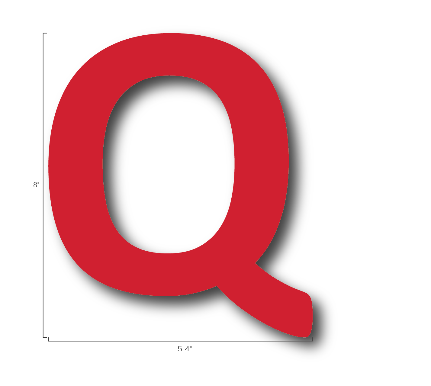 Alphabet Single Letters- Q