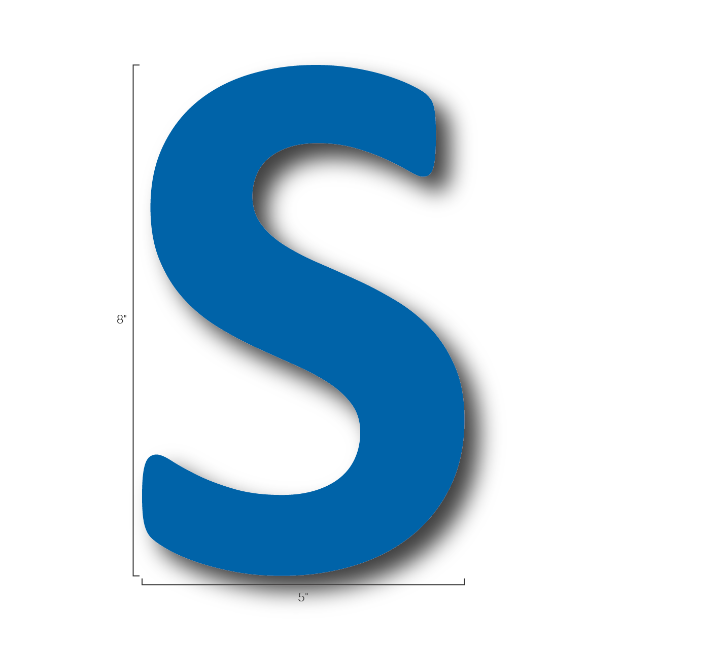 Alphabet Single Letters- S