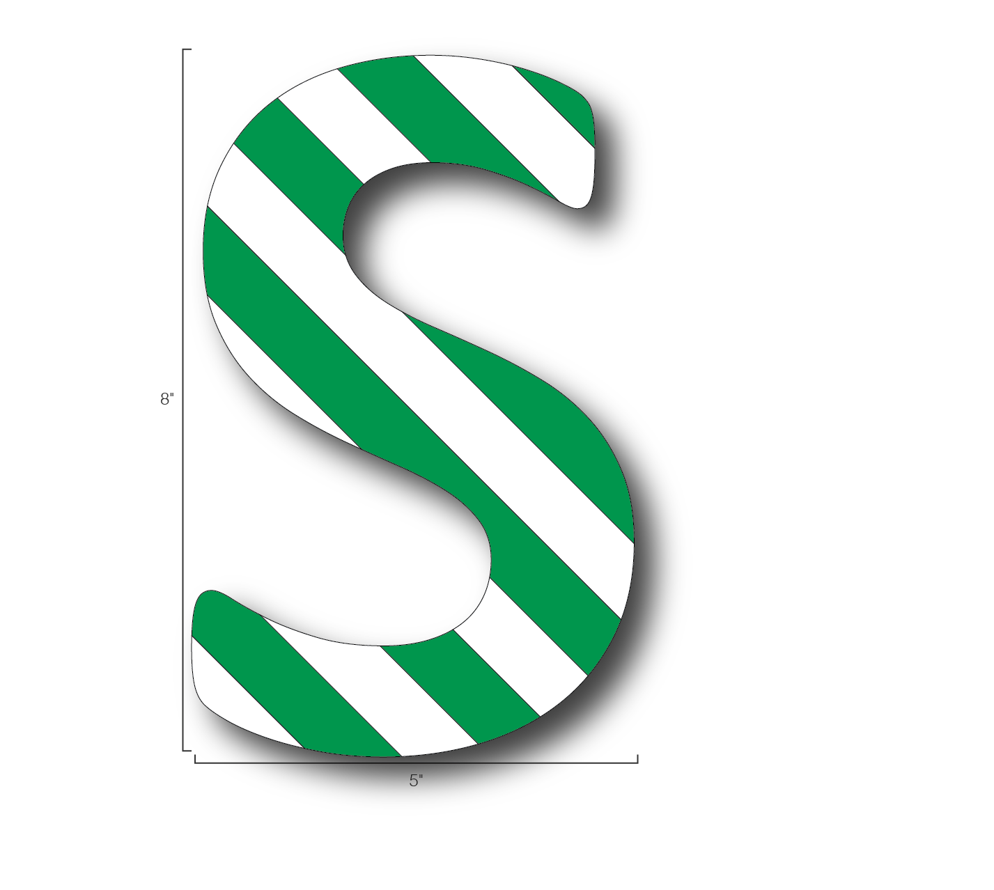 Alphabet Single Letters- S