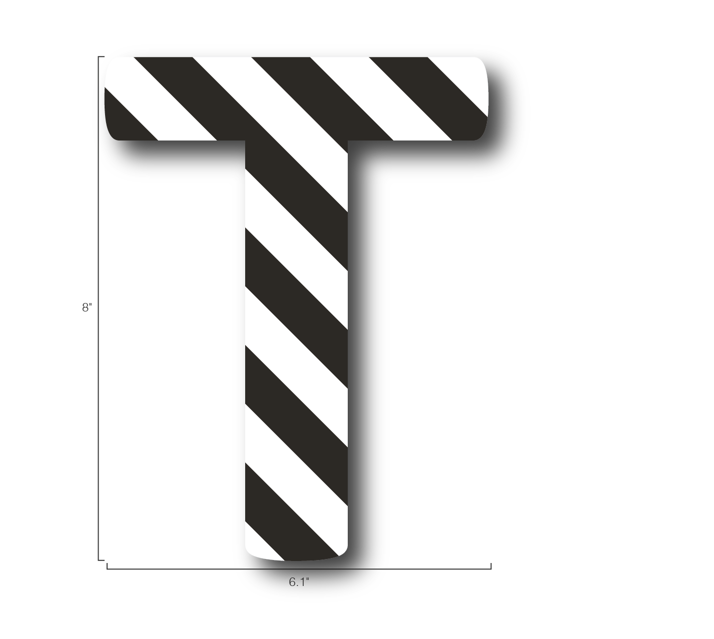 Alphabet Single Letters- T