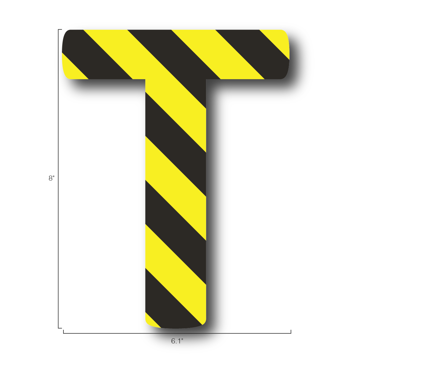Alphabet Single Letters- T