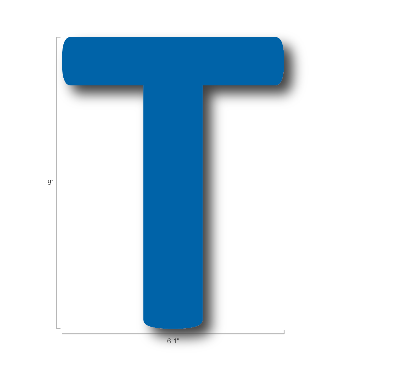 Alphabet Single Letters- T