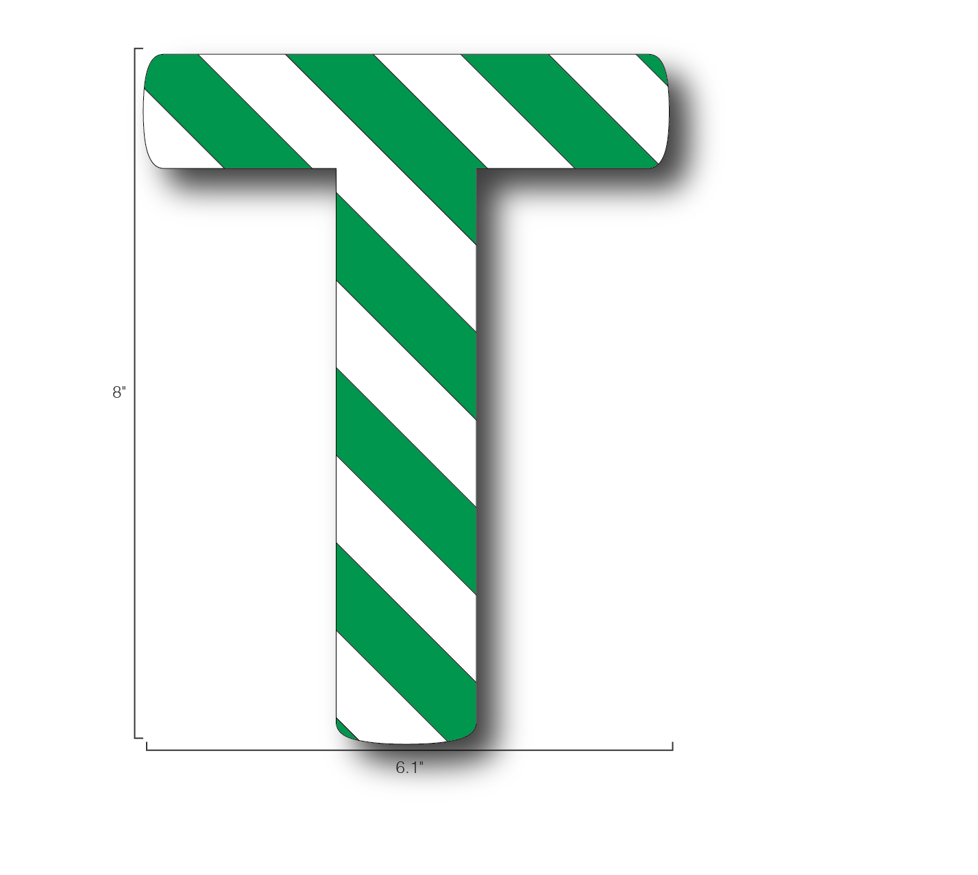 Alphabet Single Letters- T