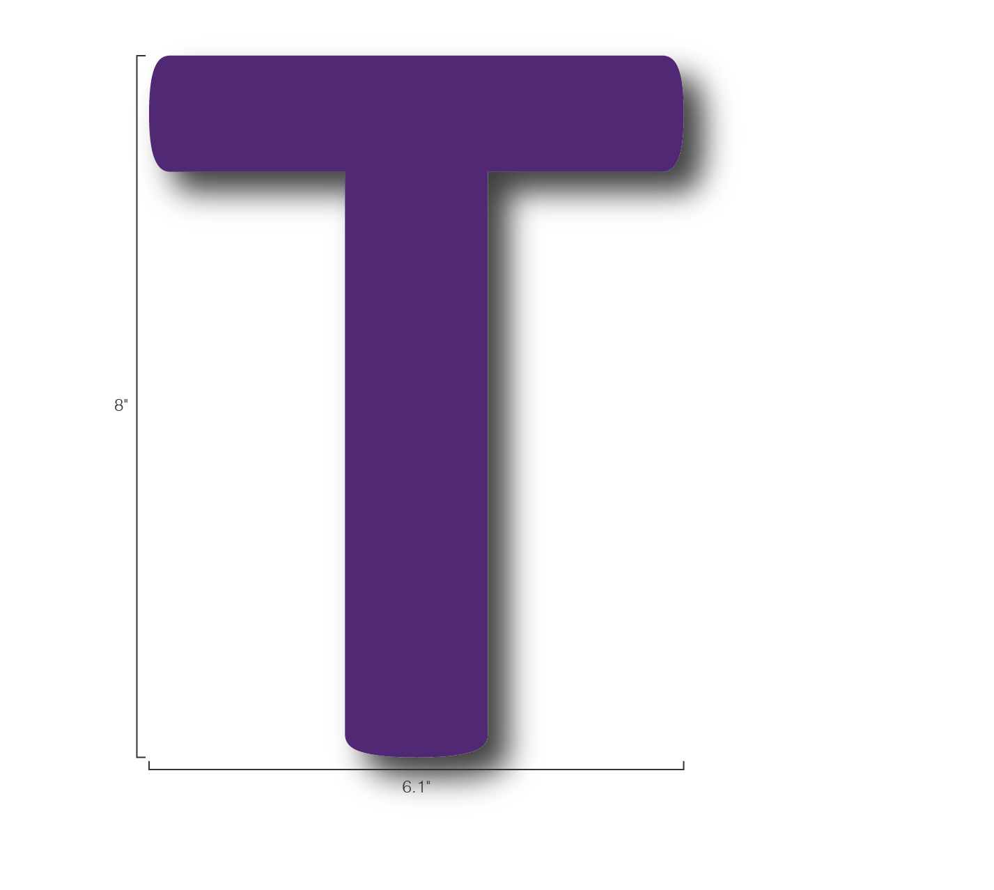 Alphabet Single Letters- T