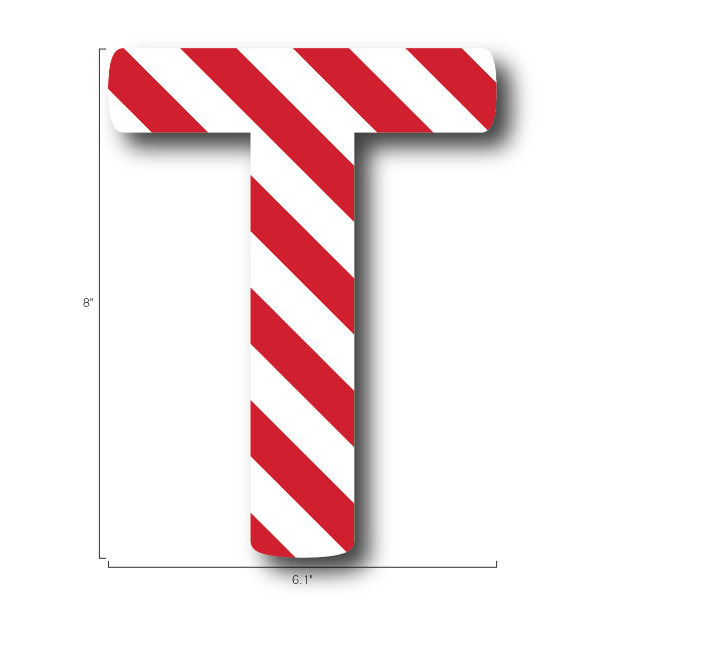 Alphabet Single Letters- T