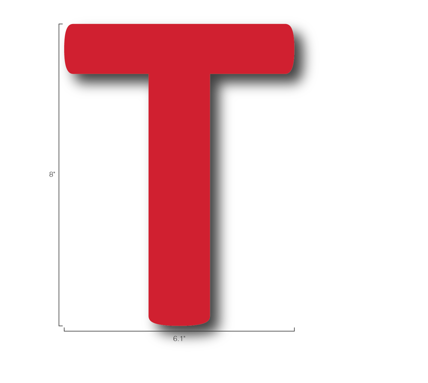 Alphabet Single Letters- T