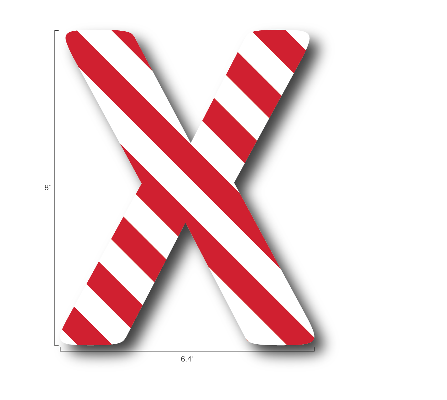 Alphabet Single Letters- X