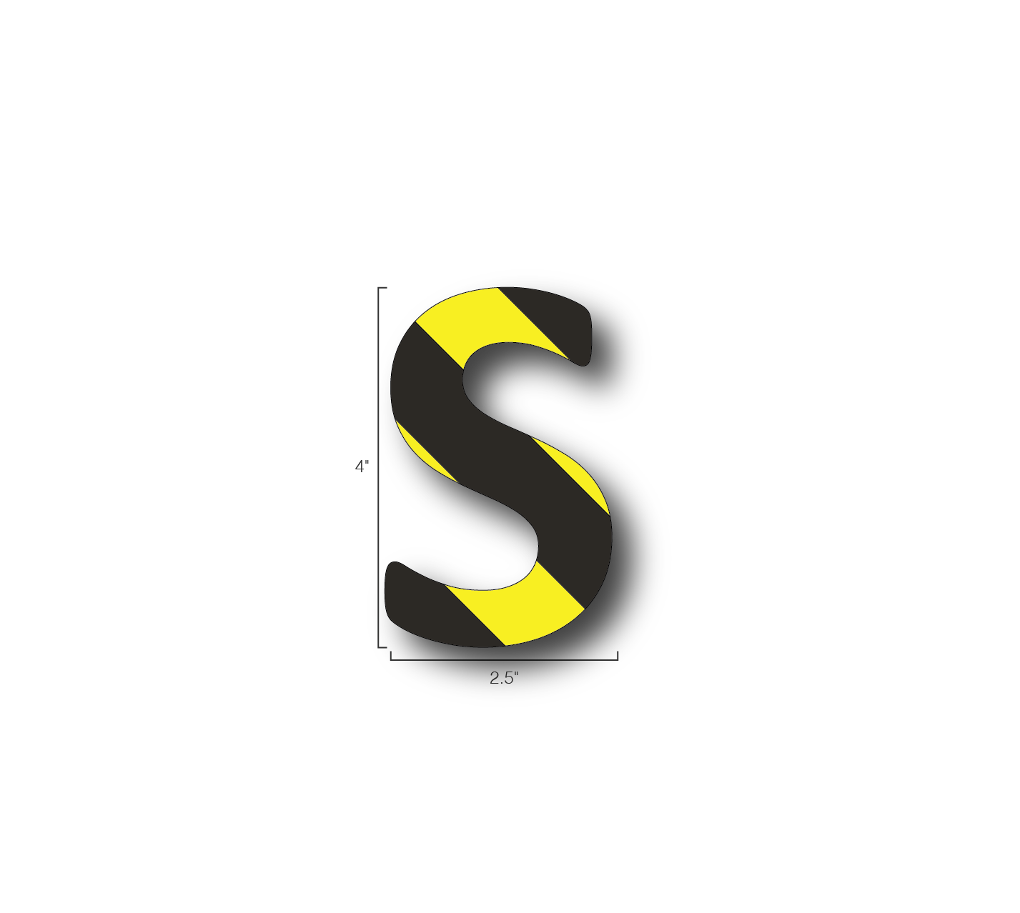 Alphabet Single Letters- S