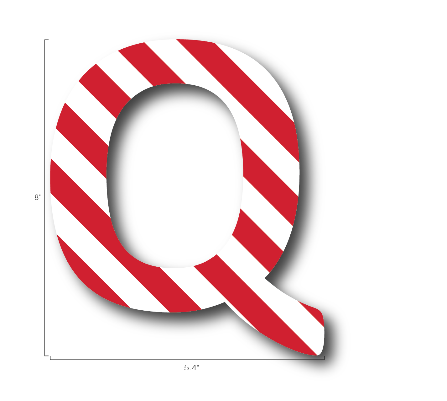 Alphabet Single Letters- Q