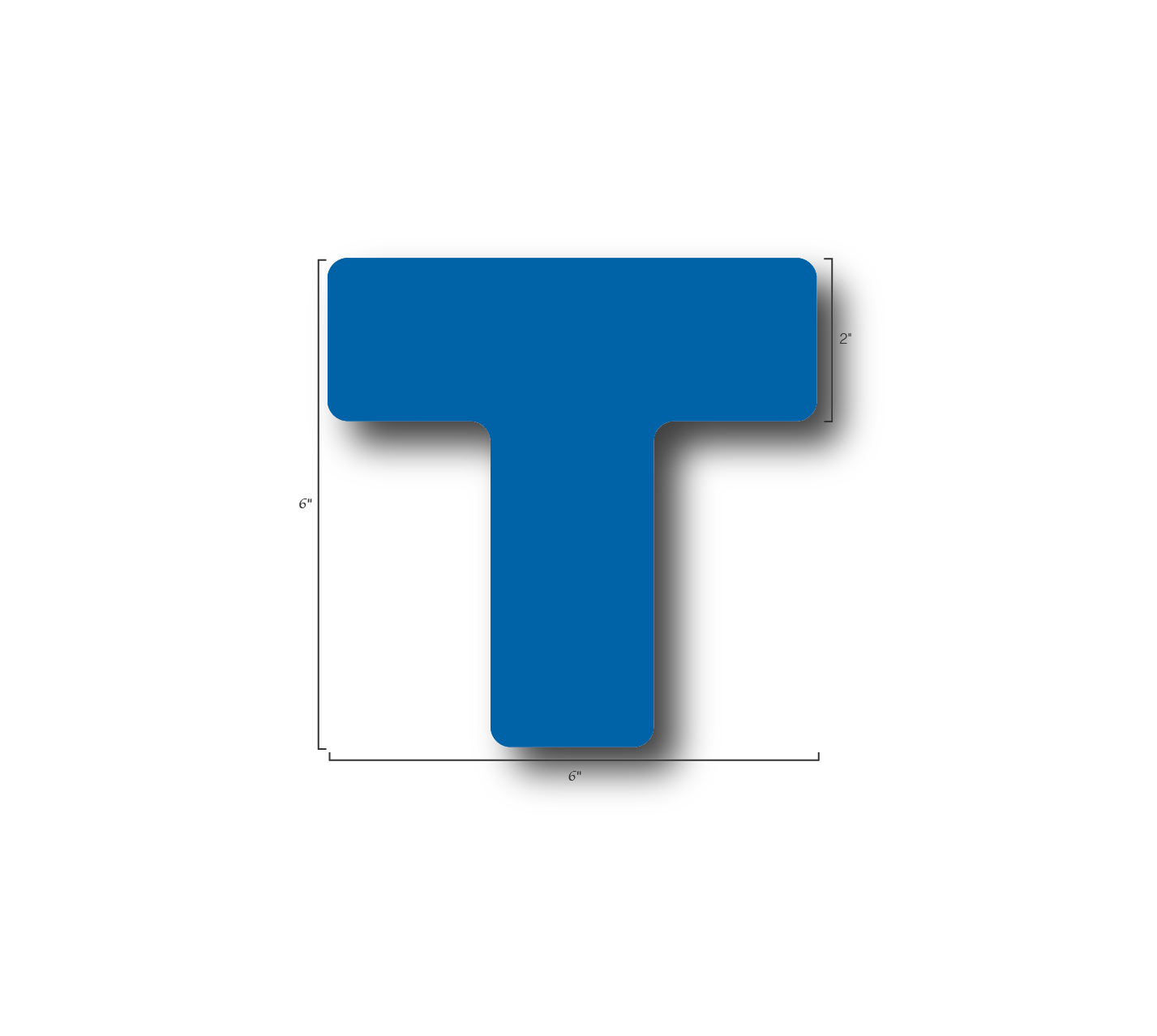 5S T- Shaped Floor Markers