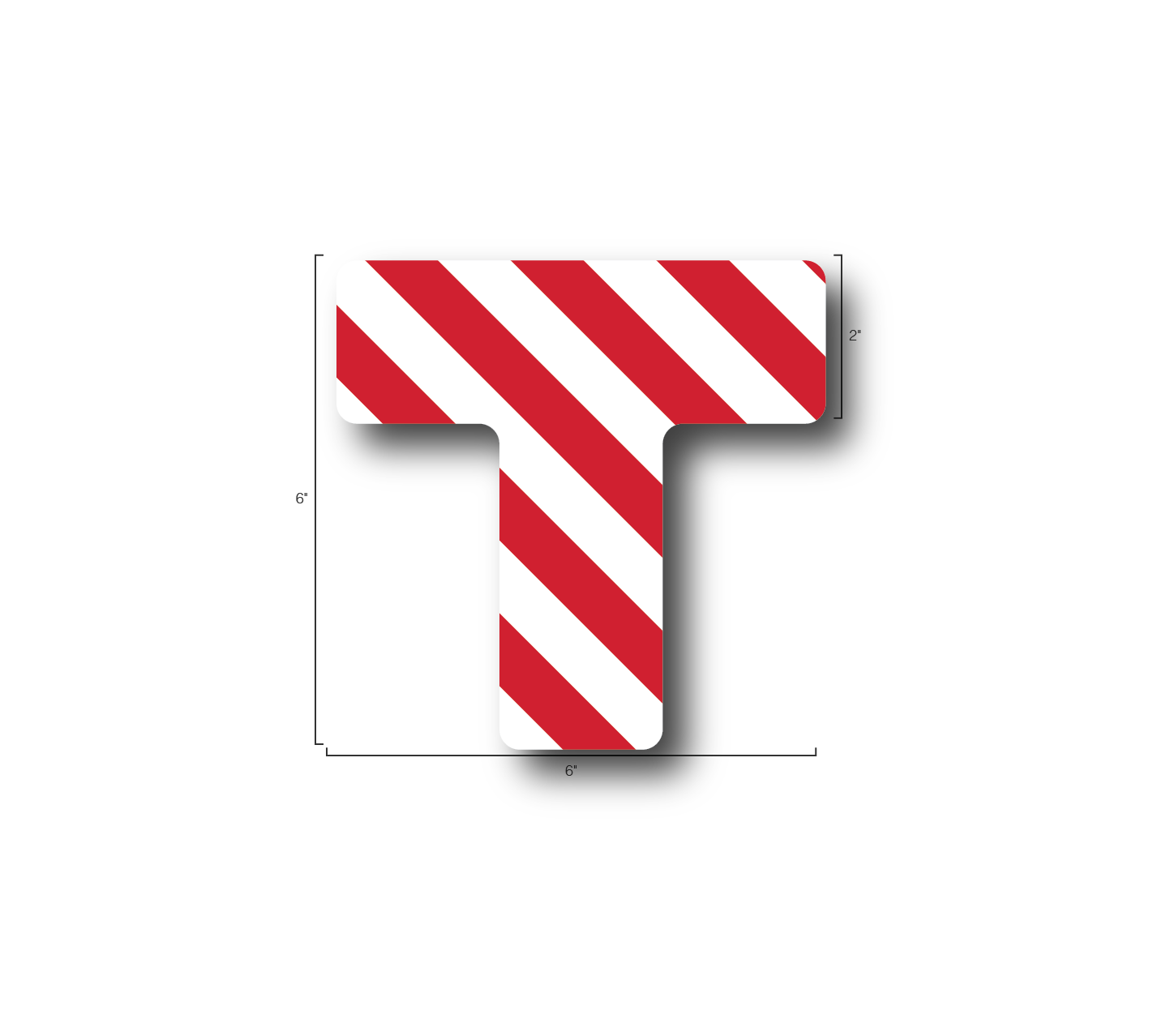 5S T- Shaped Floor Markers