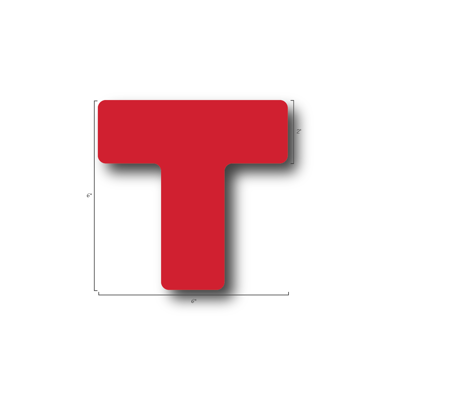 5S T- Shaped Floor Markers