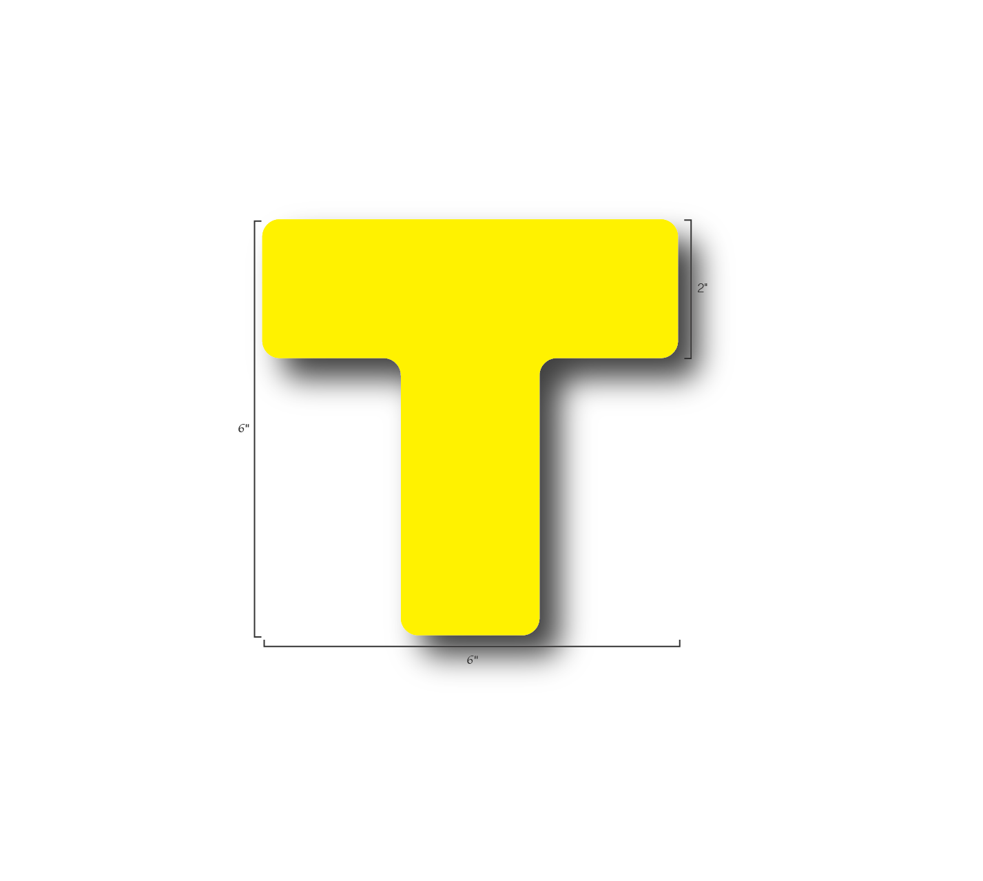 5S T- Shaped Floor Markers