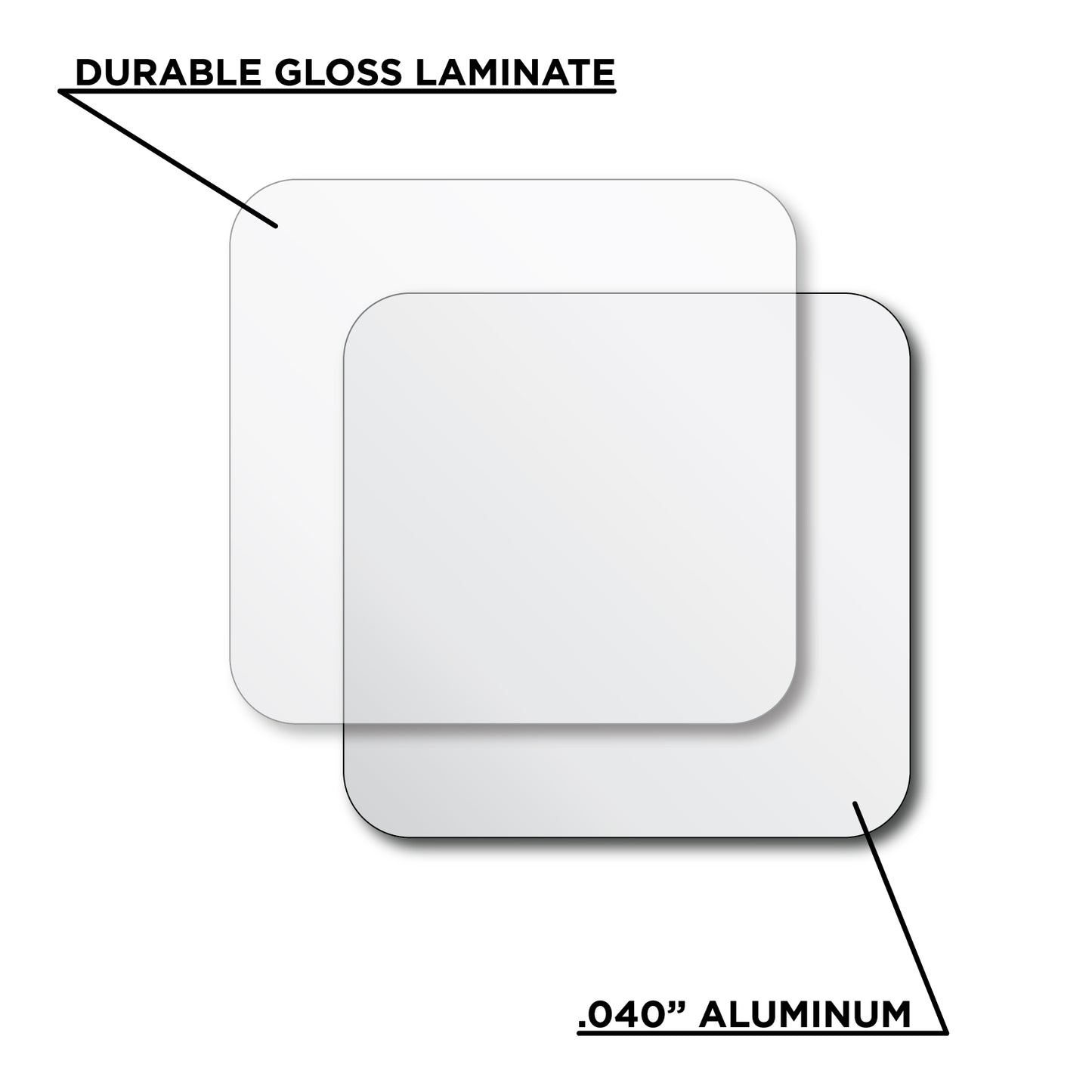 "AED (Automated External Defibrillator)" Laminated Aluminum Sign