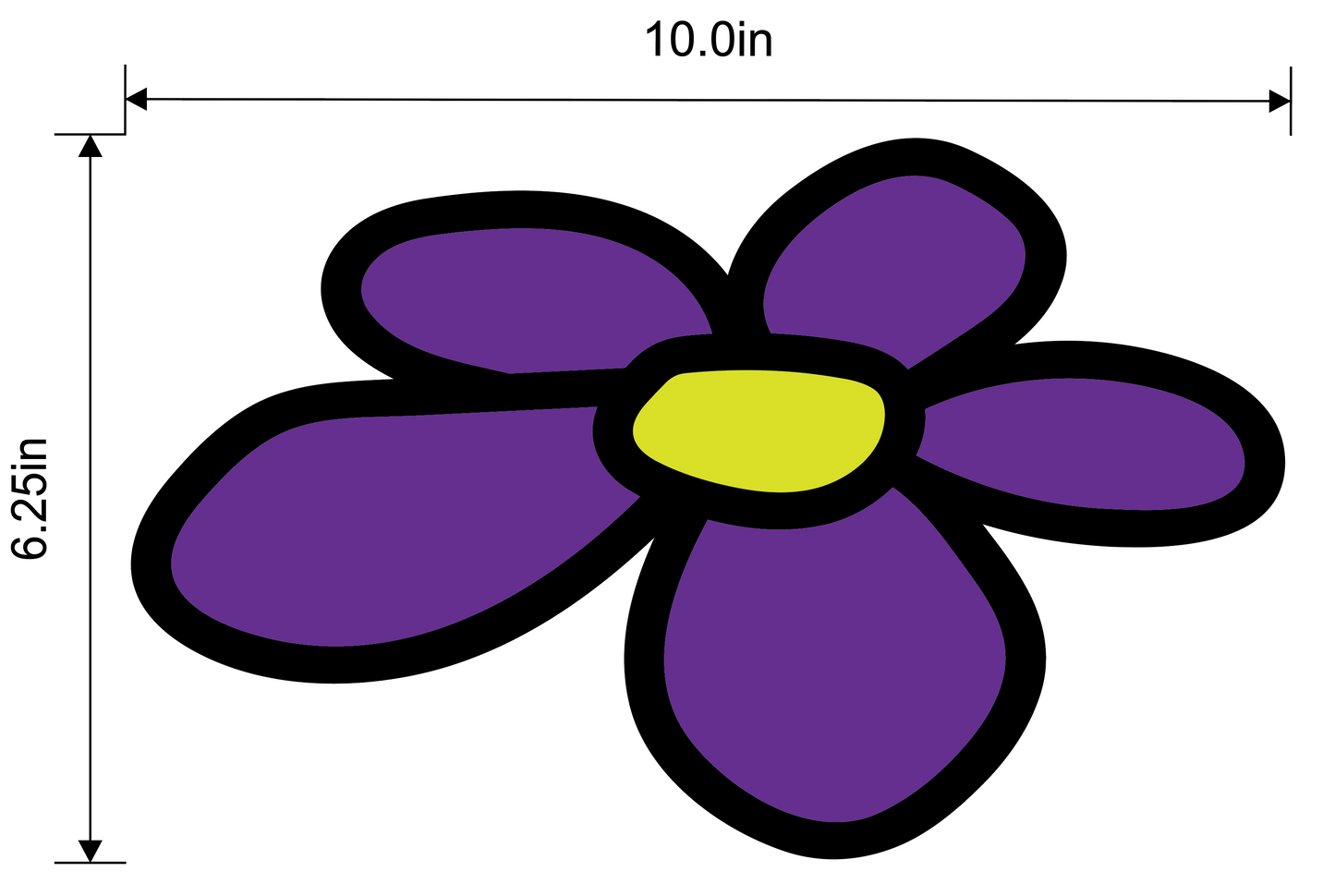 Preschool Social Distancing Floor Place Marker, Bee- Durable Matte Laminated Vinyl Floor Sign, Pack of 10- Various Sizes Available