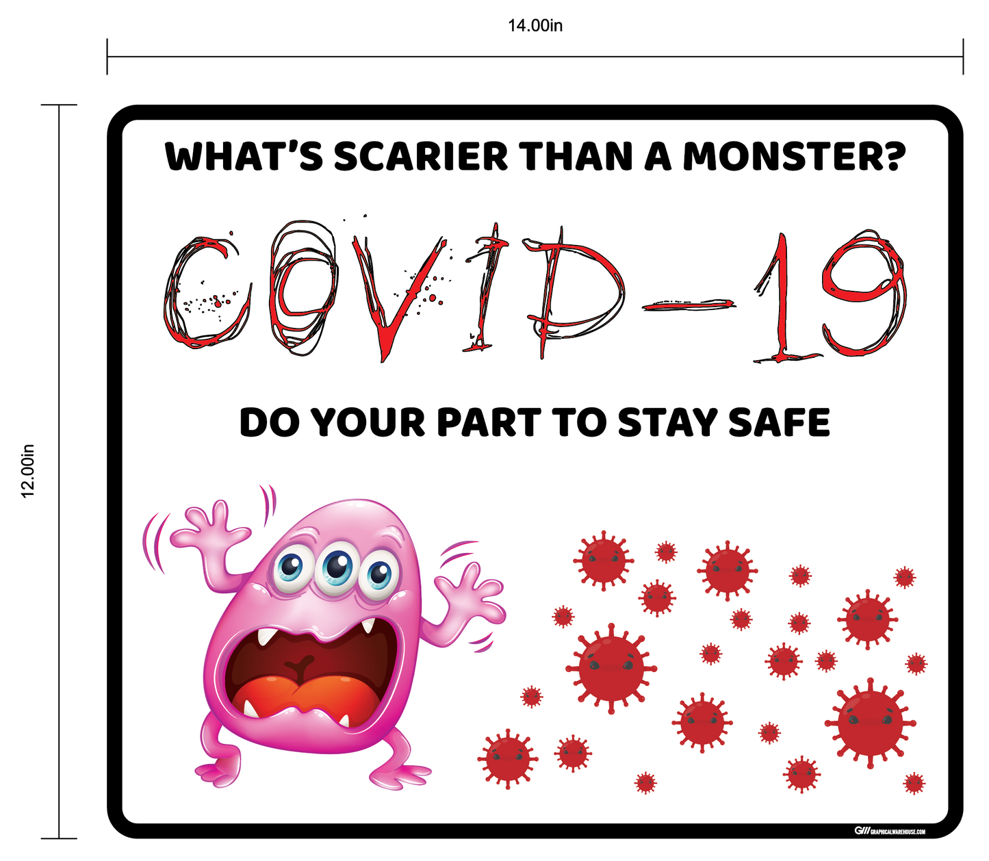 "What's Scarier than a Monster" Adhesive Durable Vinyl Decal- Various Sizes Available