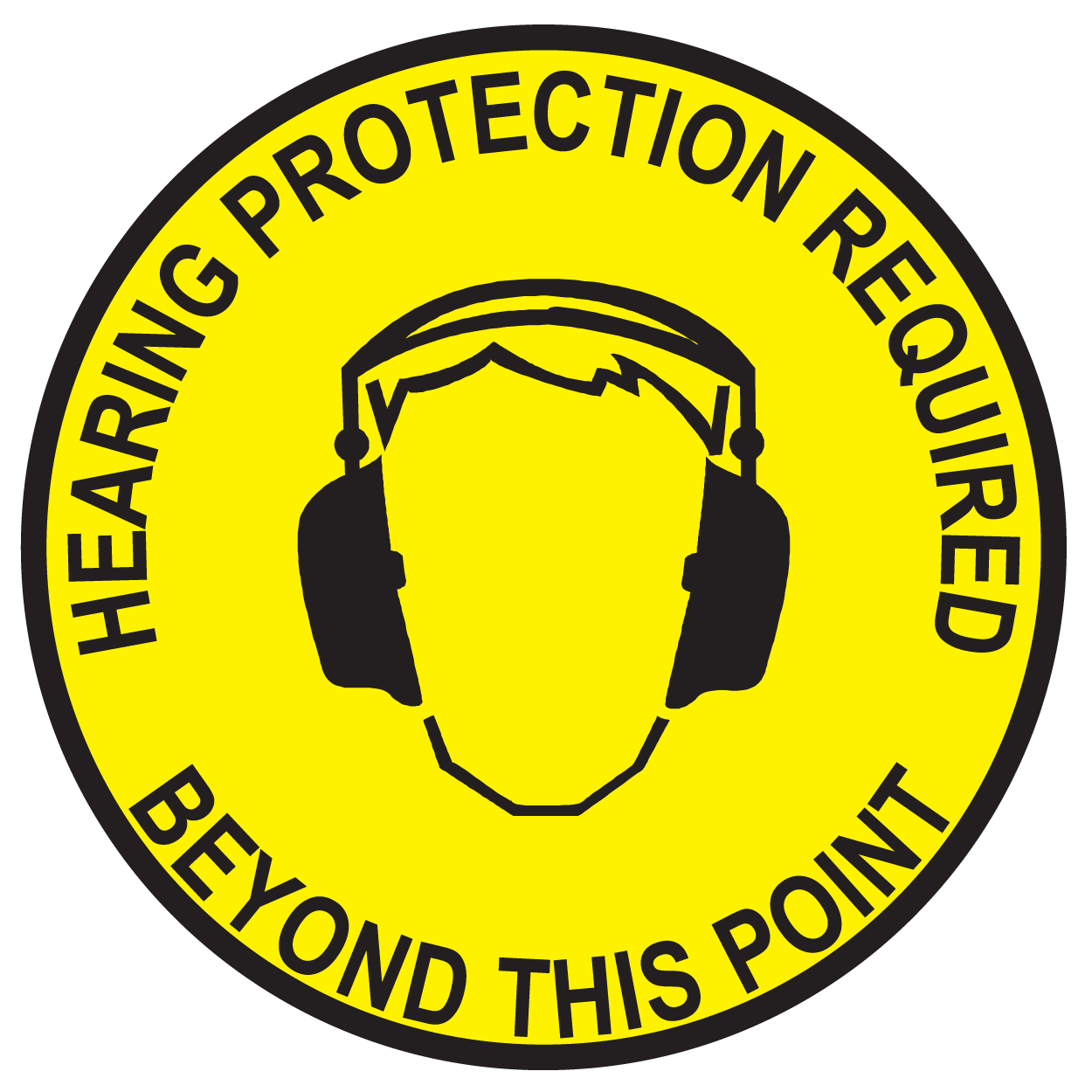 WARNING: Hearing Protection Required - Graphical Warehouse