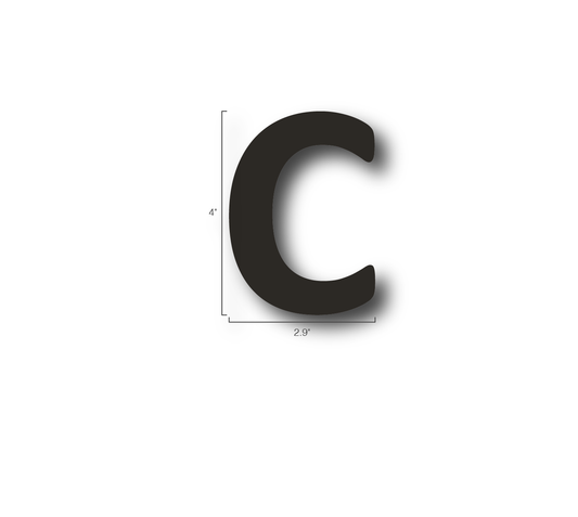 Alphabet Single Letters- C