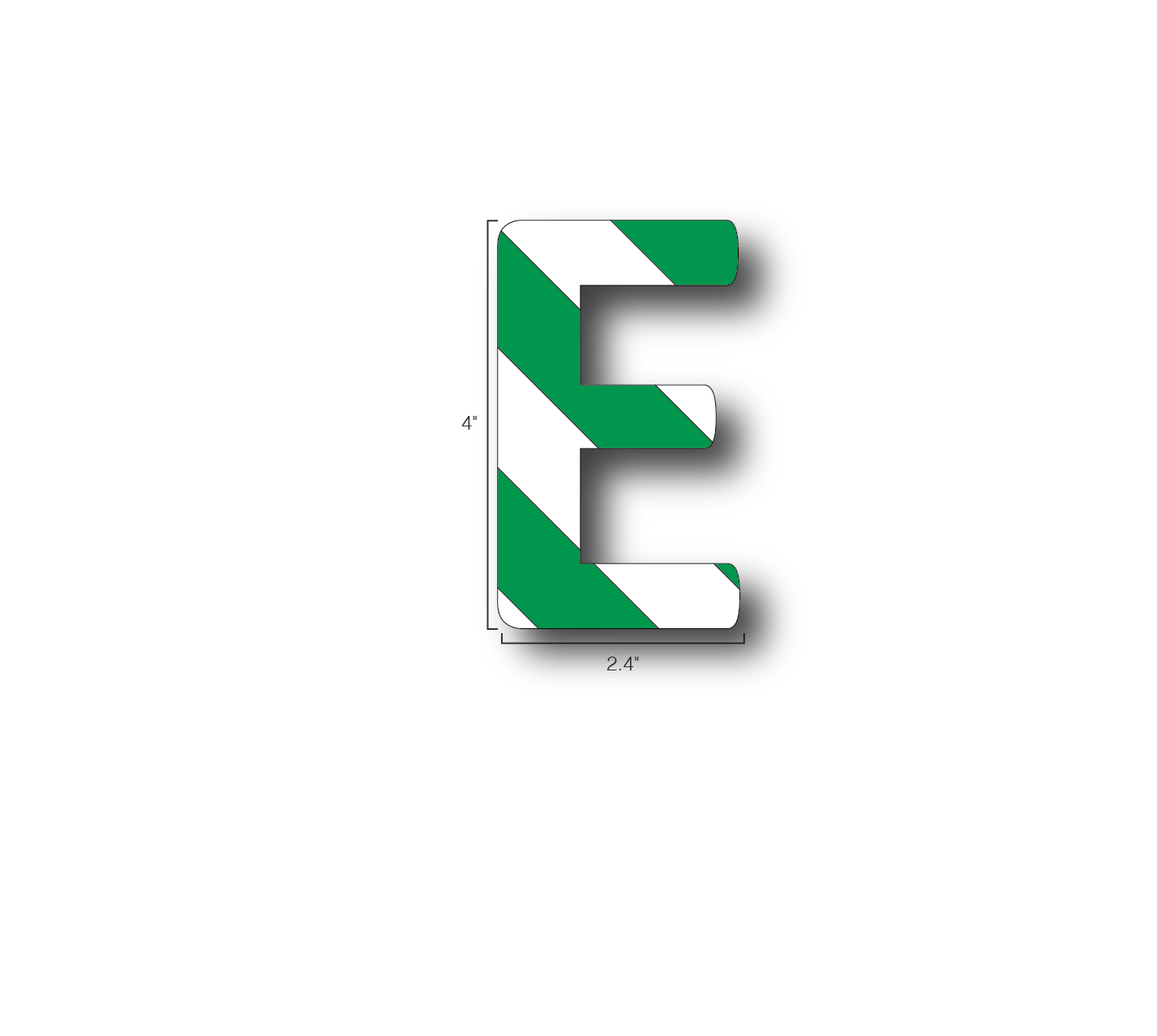 Alphabet Single Letters- E