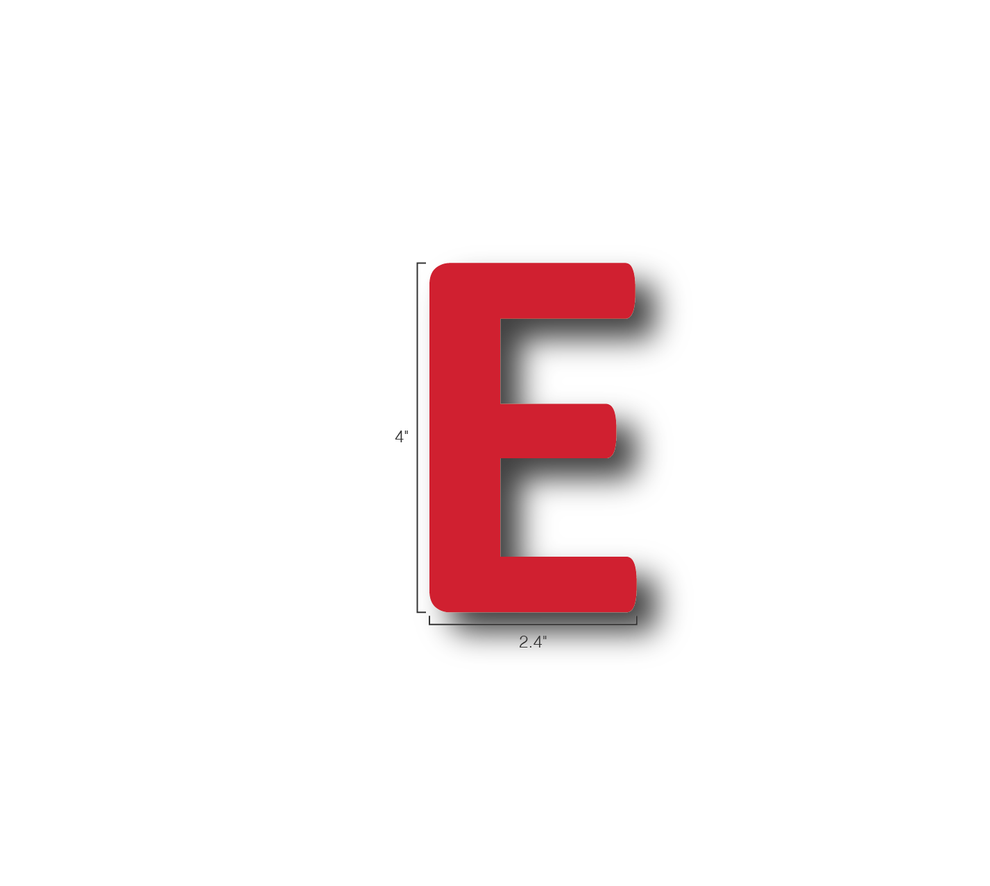 Alphabet Single Letters- E