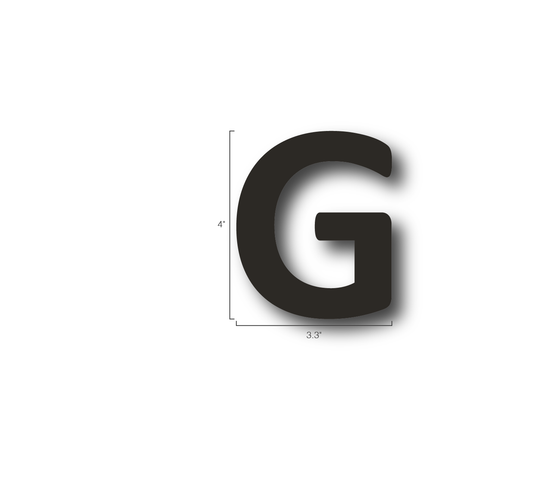 Alphabet Single Letters- G