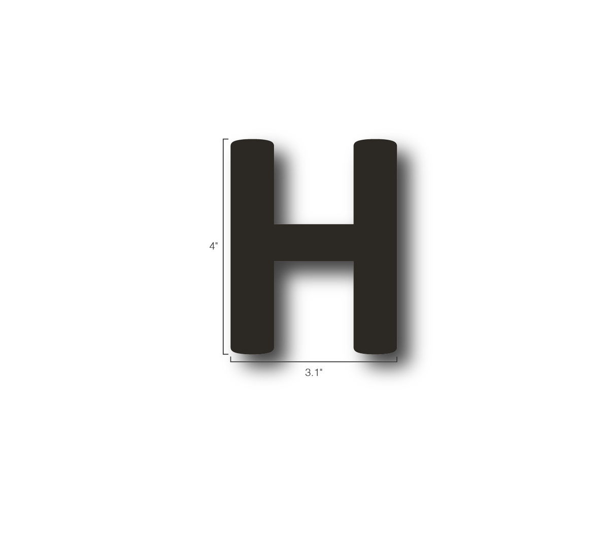 Single Letters Design H Alphabet Single Letters- H – Graphical Warehouse