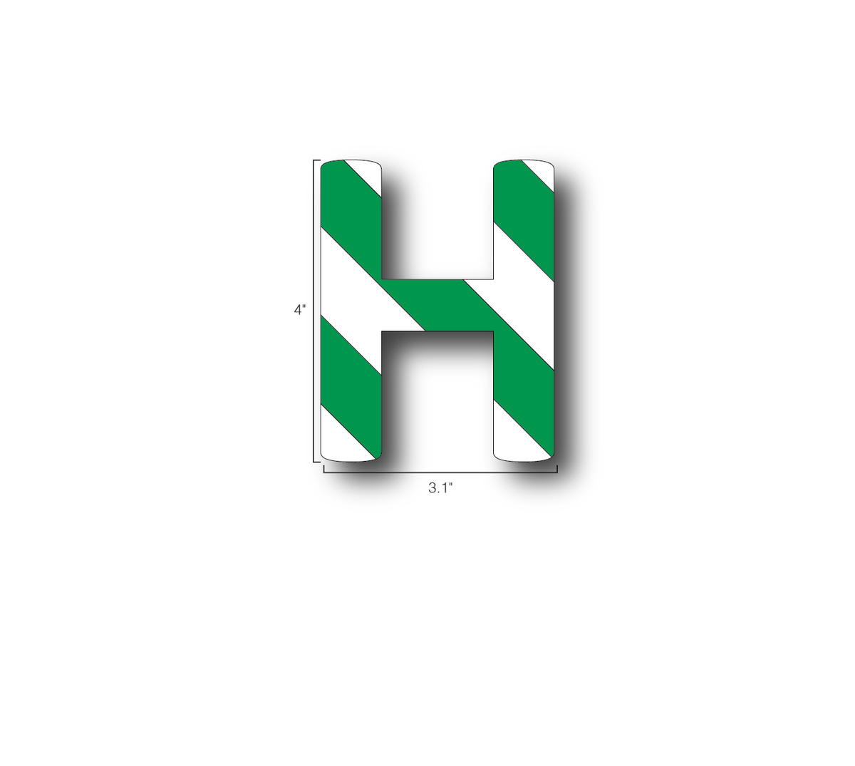 Single Letters Design H Alphabet Single Letters- H – Graphical Warehouse