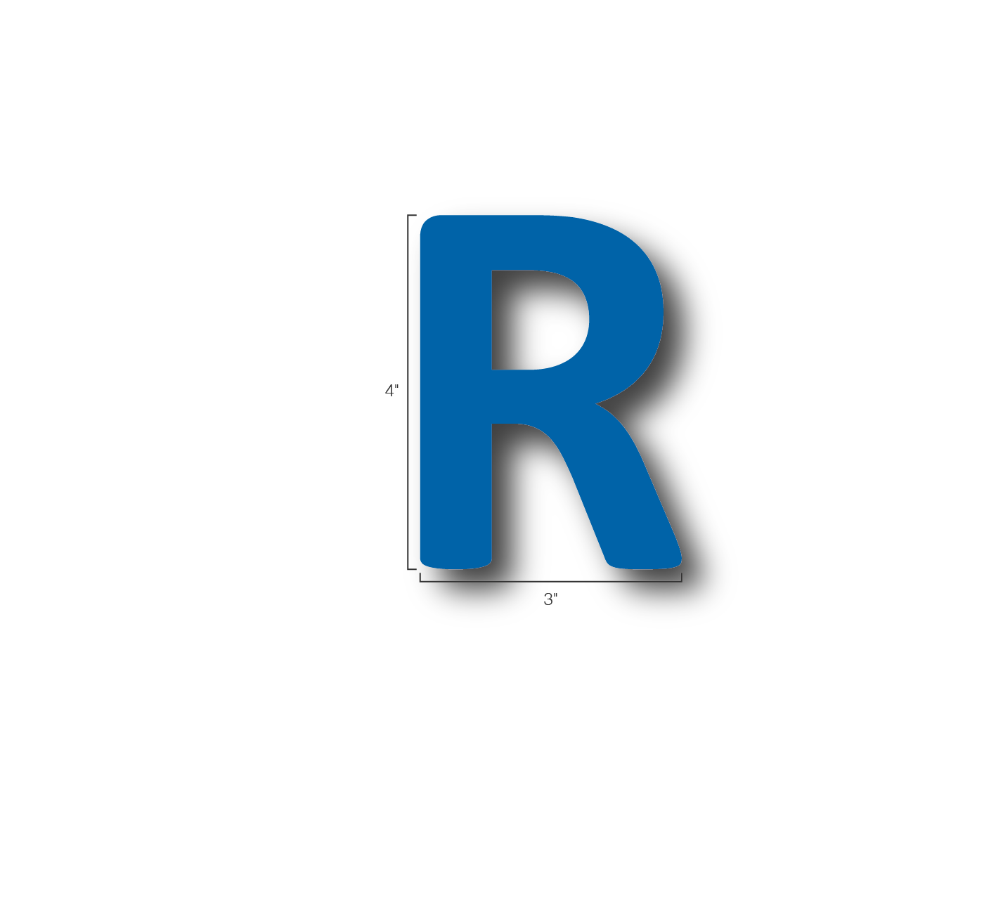 Alphabet Single Letters- R