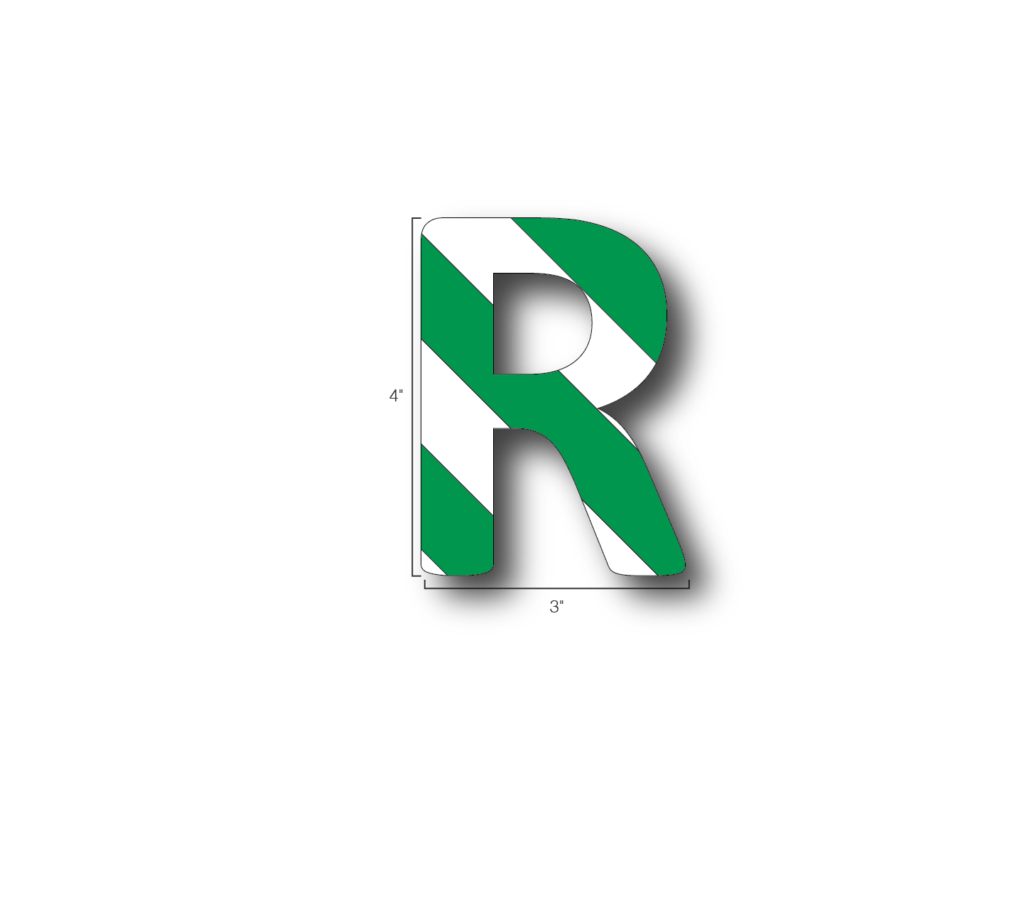 Alphabet Single Letters- R