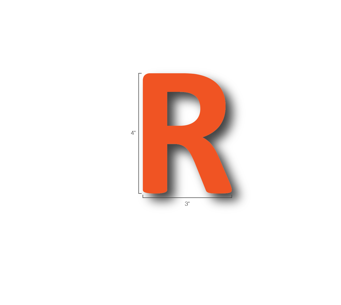 Alphabet Single Letters- R