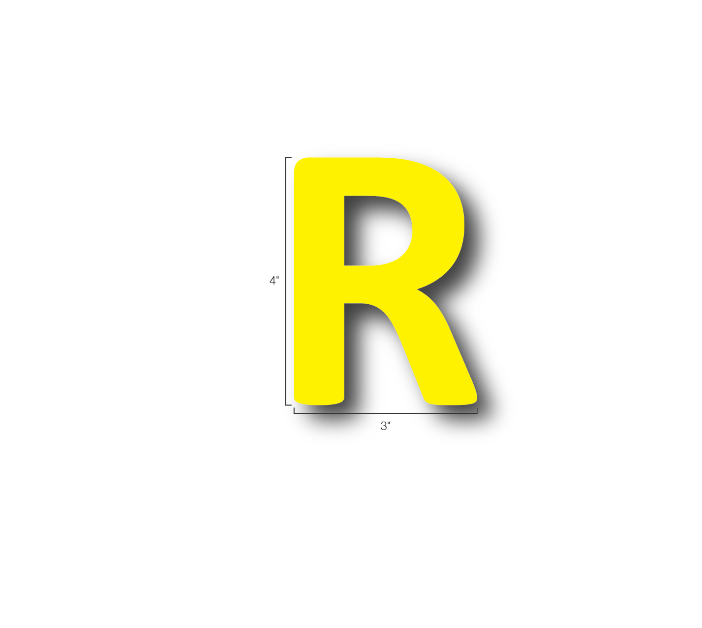 Alphabet Single Letters- R