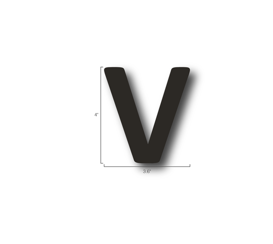 Alphabet Single Letters- V