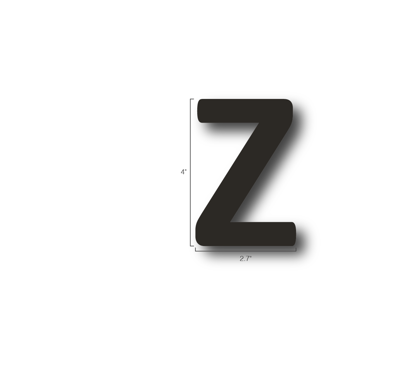 Alphabet Single Letters- Z