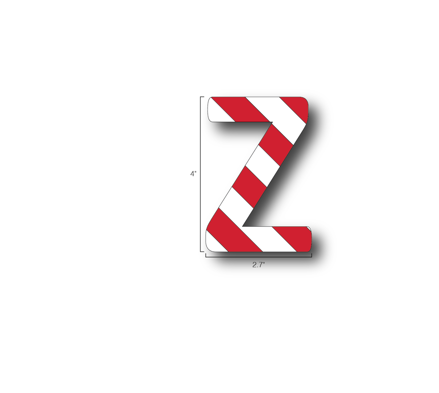 Alphabet Single Letters- Z