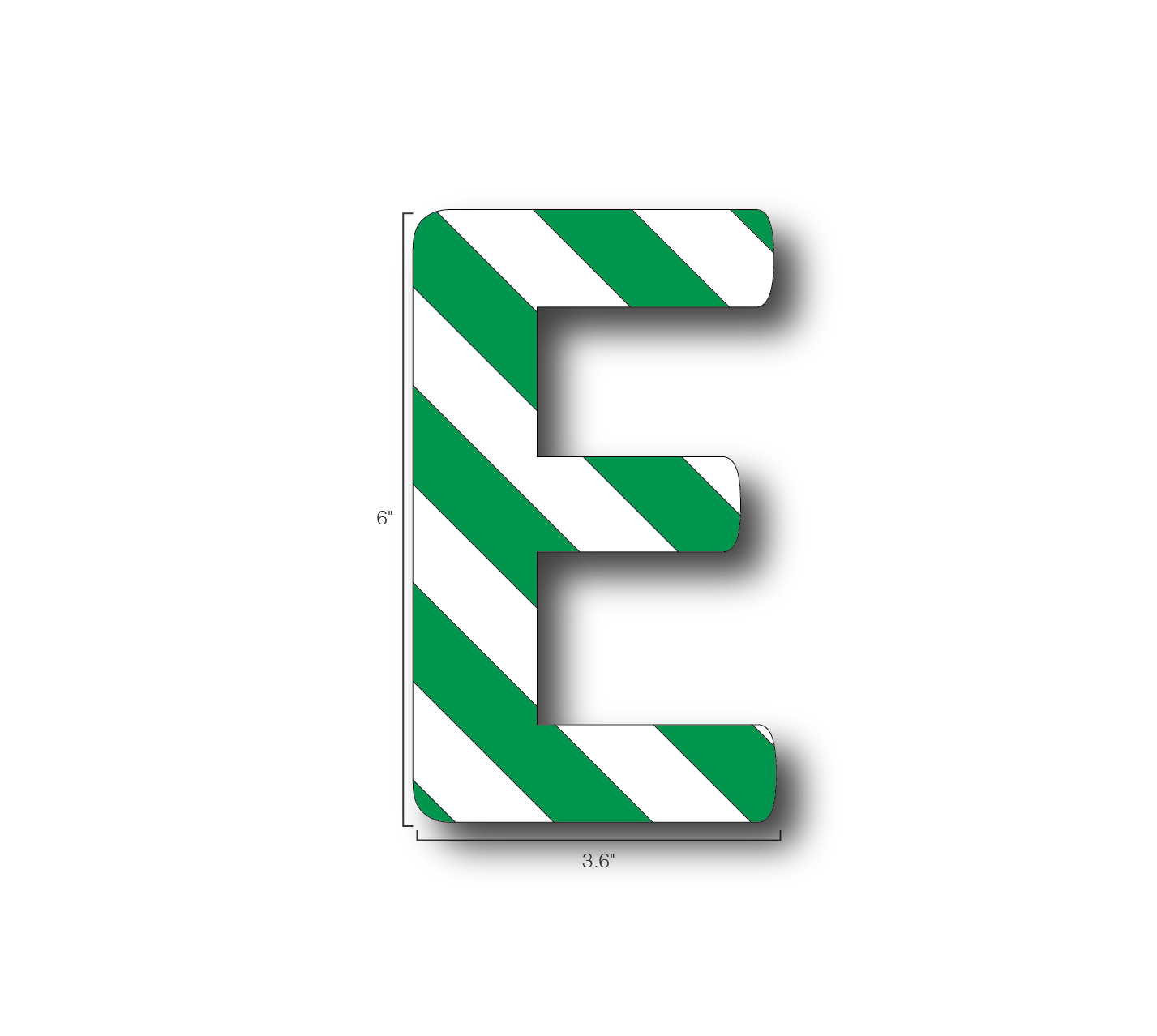 Alphabet Single Letters- E