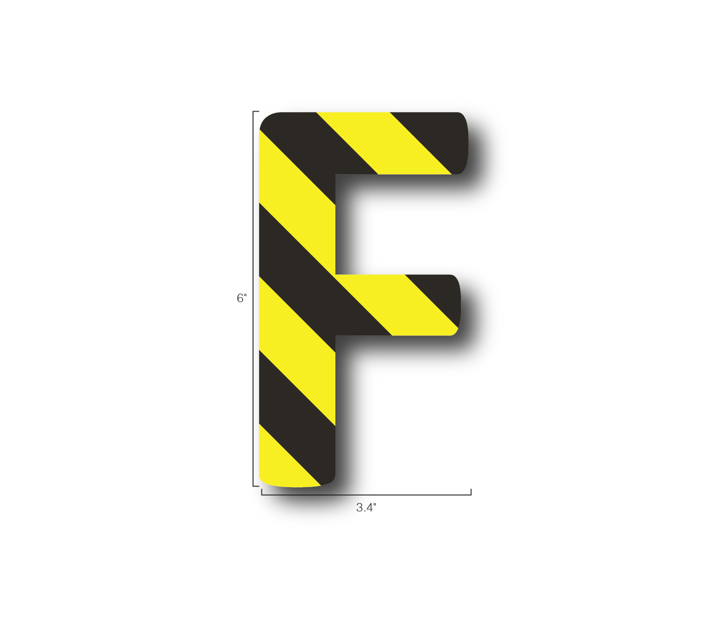 Alphabet Single Letters- F