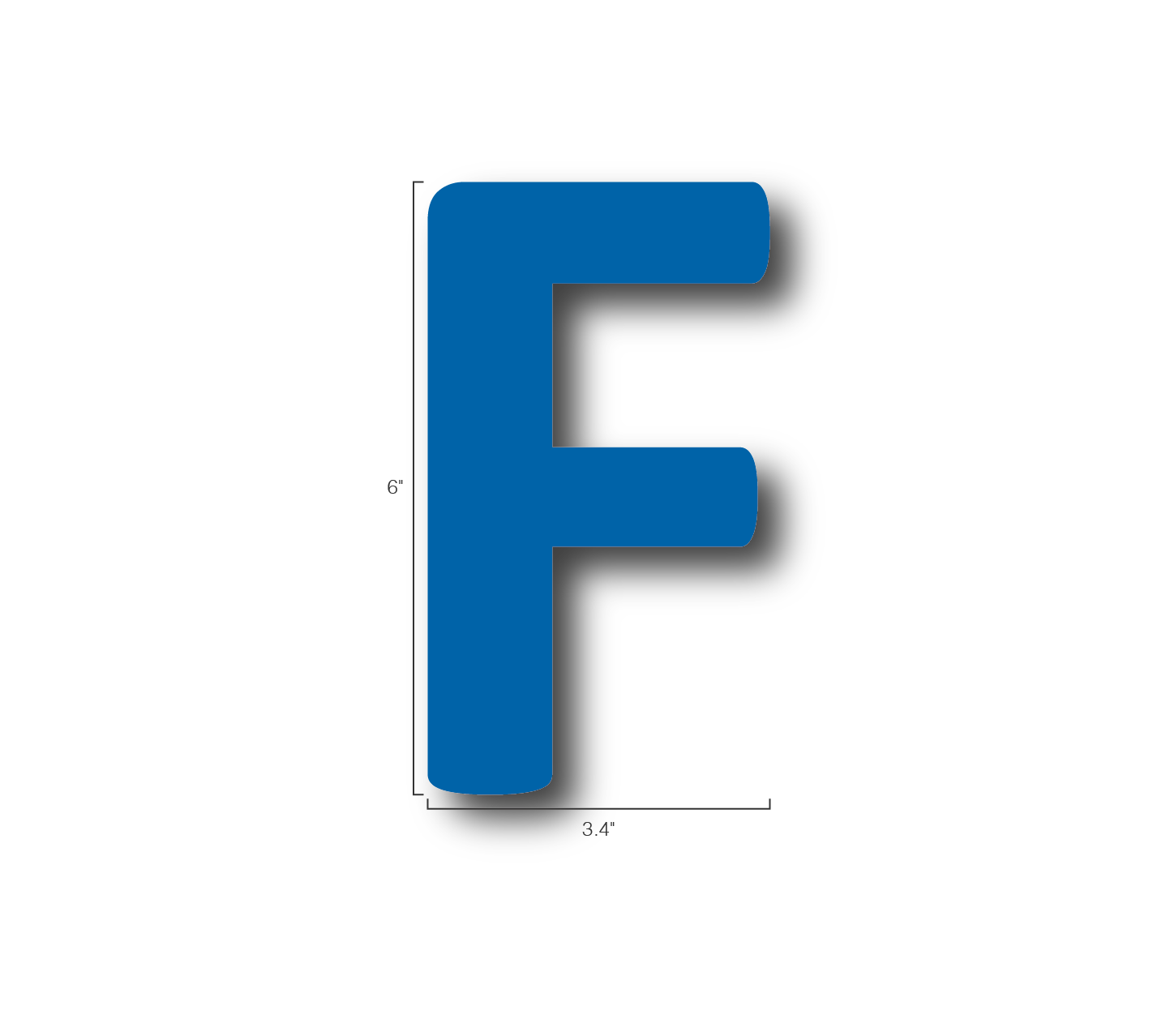 Alphabet Single Letters- F