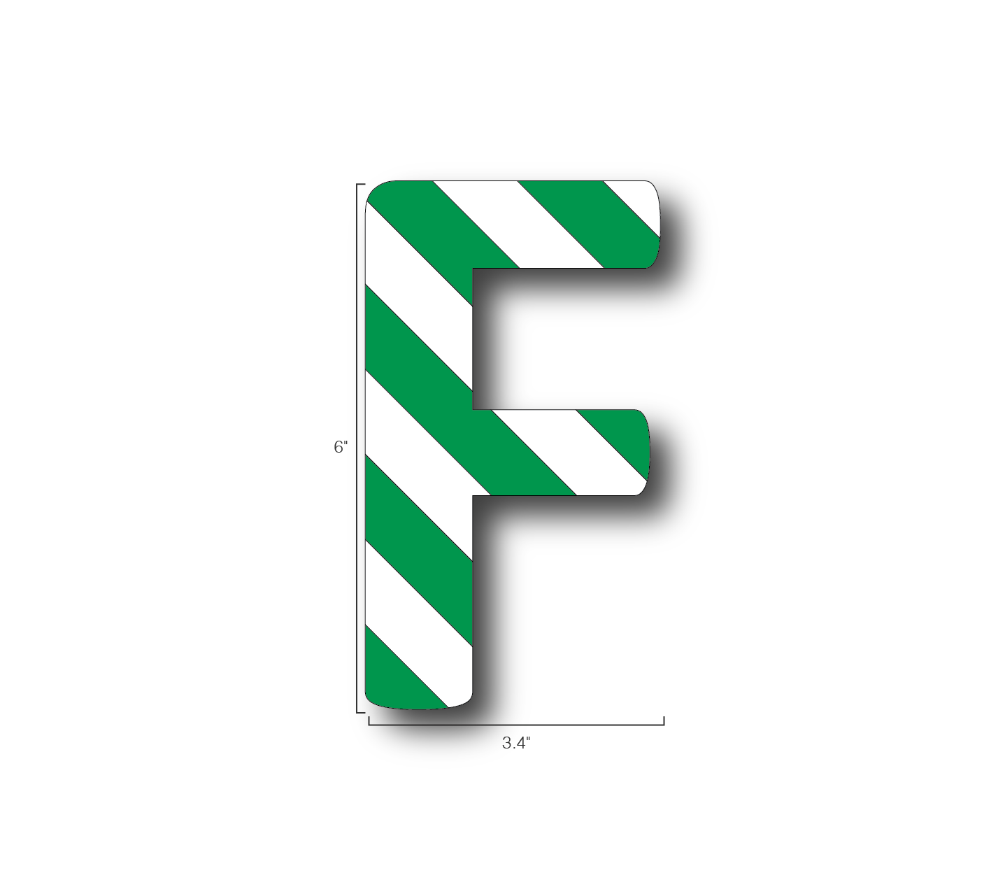 Alphabet Single Letters- F