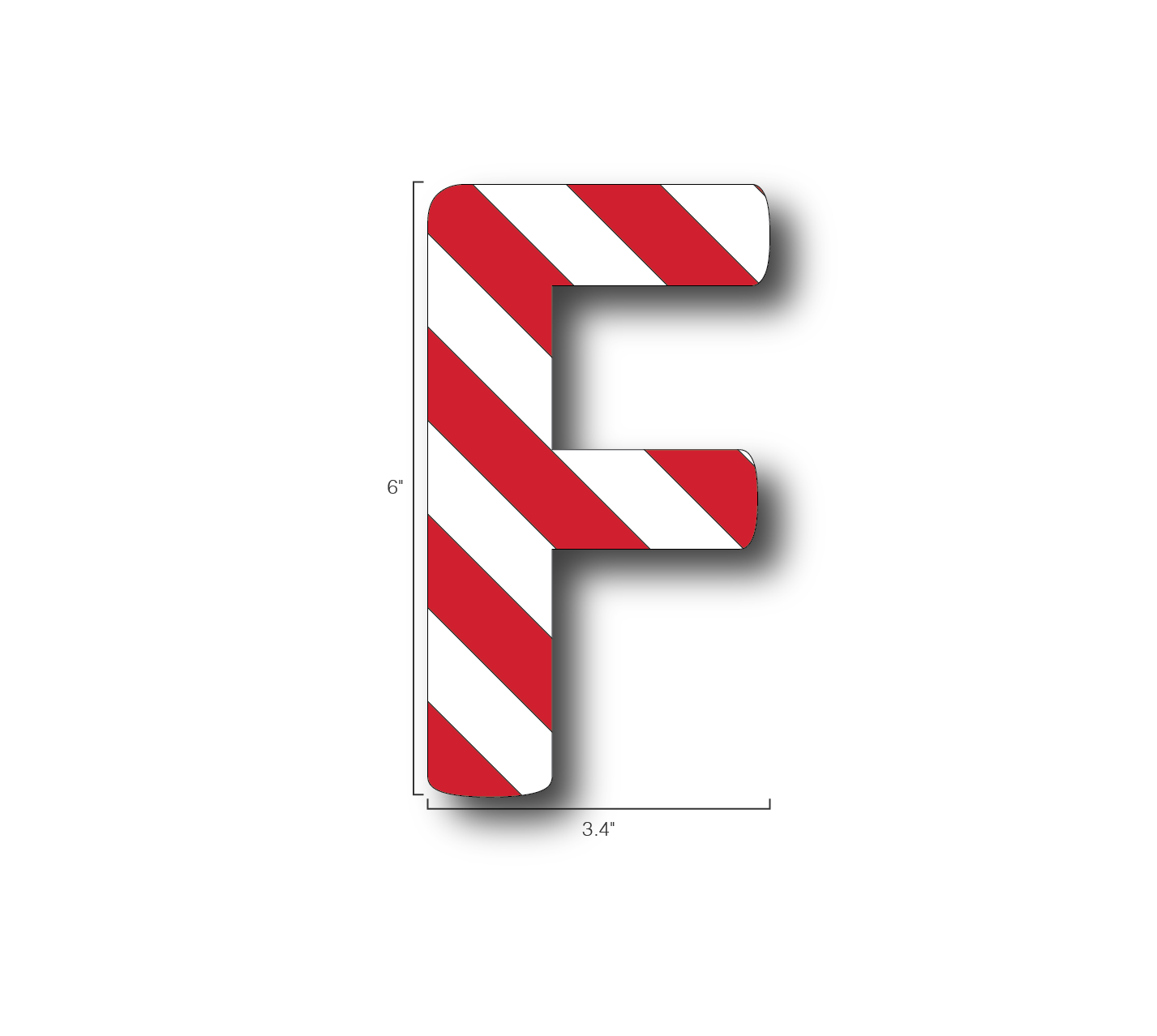 Alphabet Single Letters- F